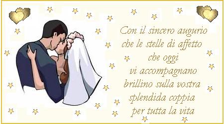 augurio di felice matrimonio