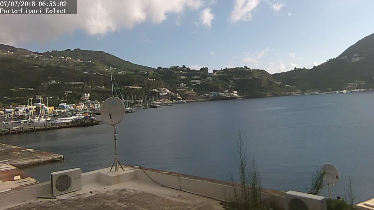 webcam Lipari - Isole Eolie - Porto Sottomonastero (ME)