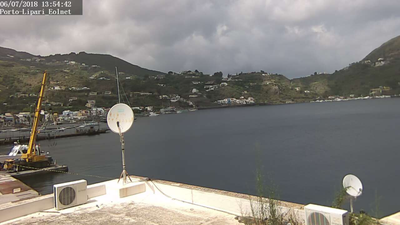 webcam Lipari - Isole Eolie - Porto Sottomonastero (ME)