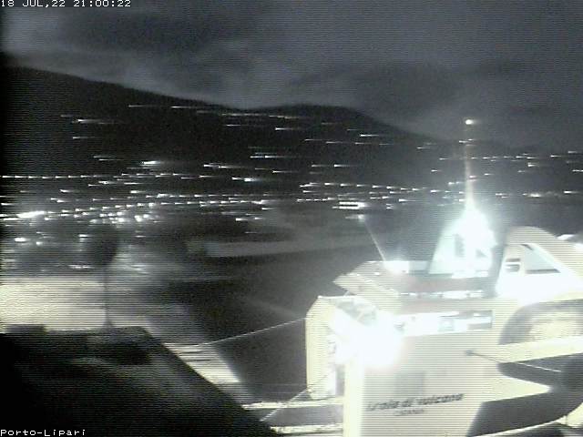 Vues webcam en direct sur le port de Sottomonastero - Lipari